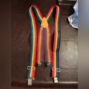 Rainbow suspenders